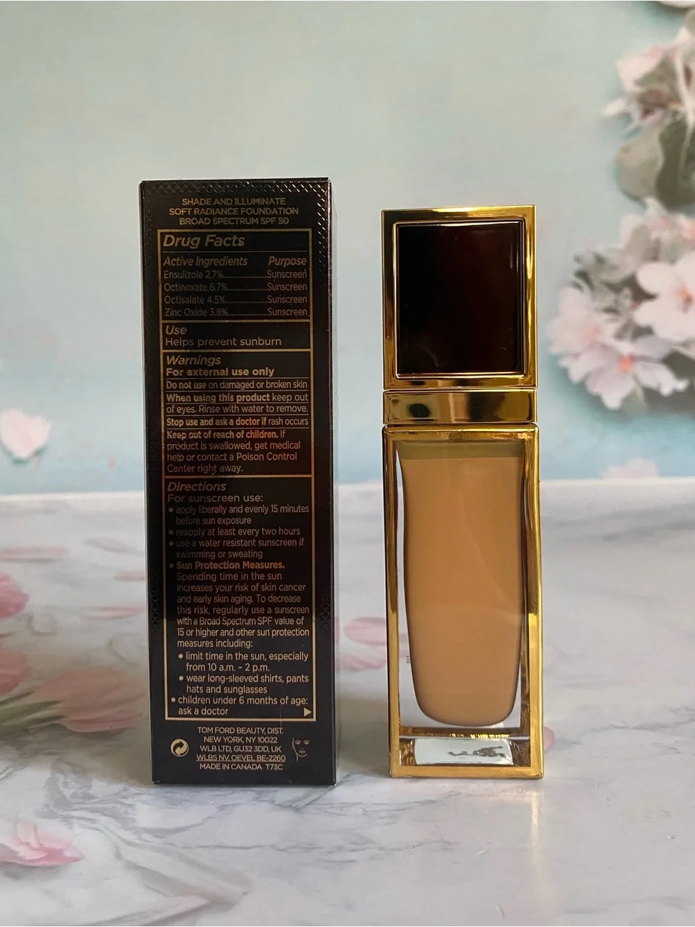 Tom Ford Shade And Illuminate Soft Radiance Foundation SPF50~7.0 Tawny, 1oz New